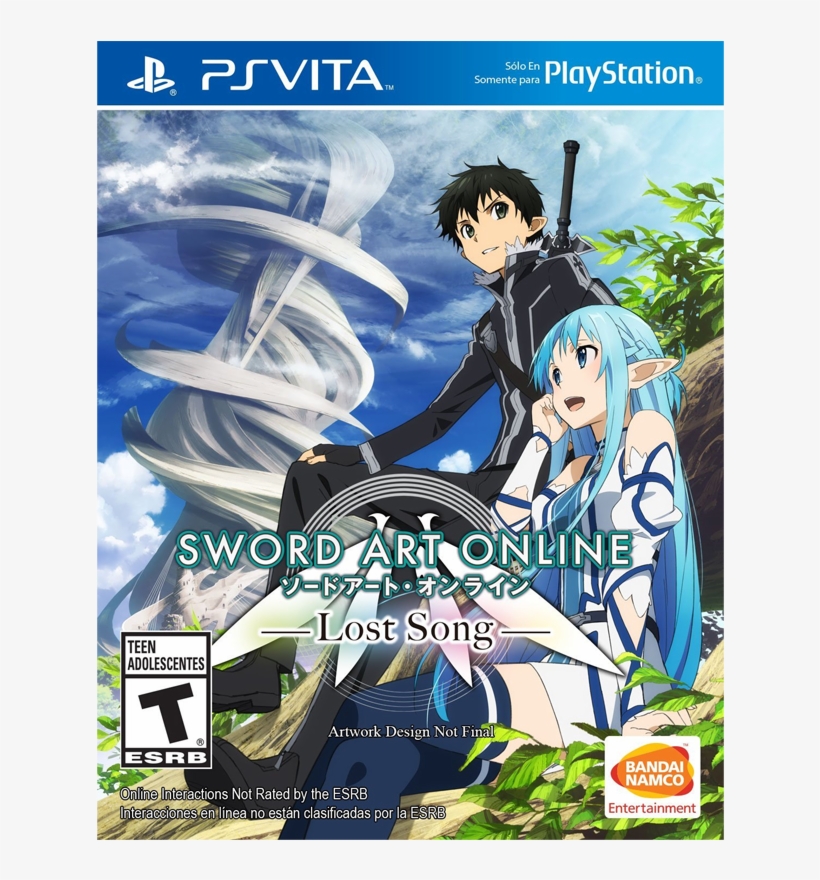 Ps Vita Sword Art Online - Sword Art Online Lost Song [playstation Vita Game], transparent png #1279052