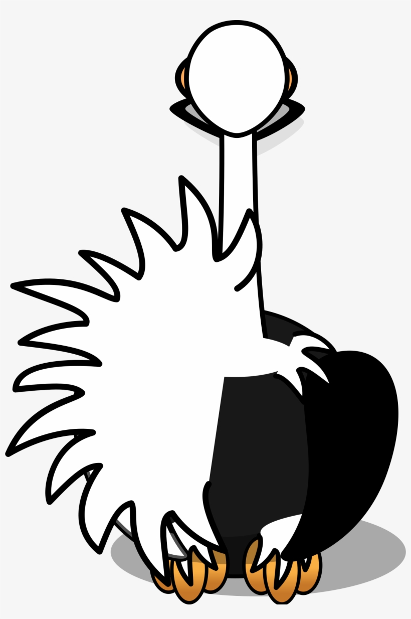 This Free Icons Png Design Of Ostrich Back, transparent png #1279267