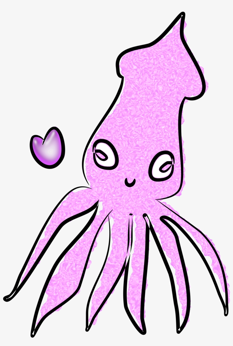 This Free Icons Png Design Of Loving Squid, transparent png #1279802