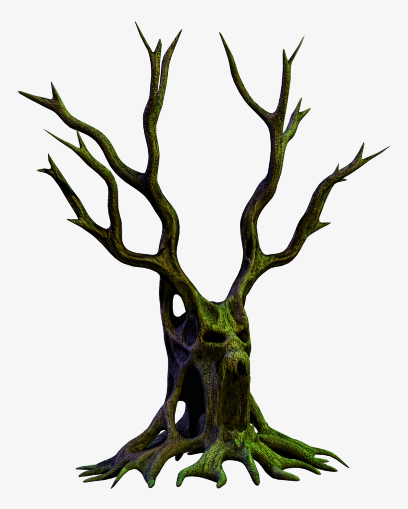 Spooky Tree 06 Png Stock By Jumpfer-stock - Tree Sticker For Picsart, transparent png #1280108