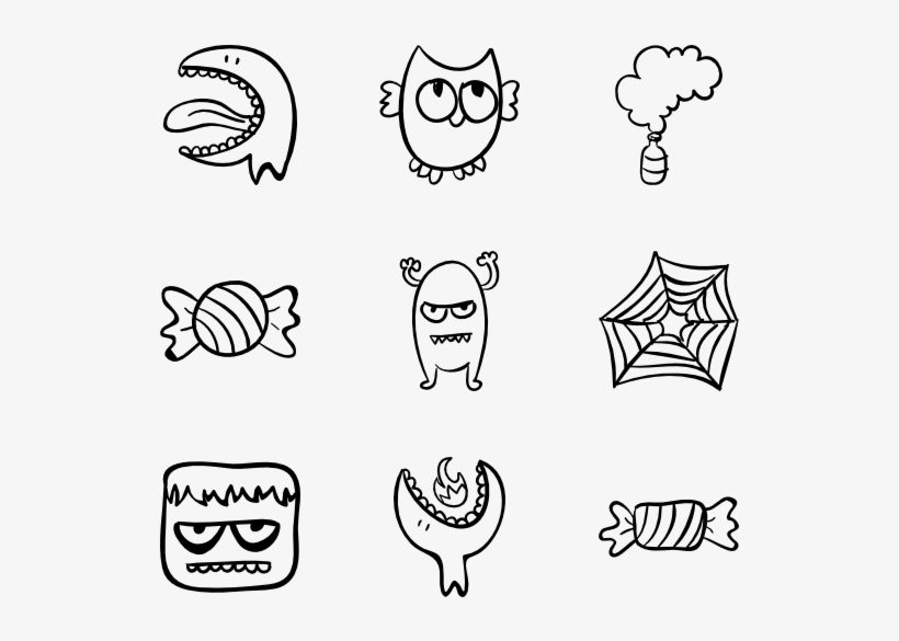 Halloween Hand Drawn - Jewelry Icon, transparent png #1280131