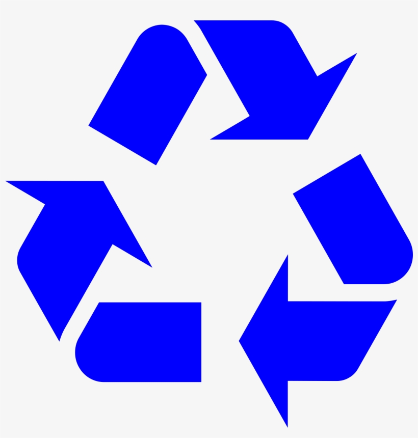 Recycle Symbols Png - Recycling Symbol Blue, transparent png #1280248