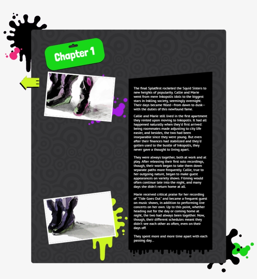 Squid Sisters Chap 1 1 - Video Game, transparent png #1280409