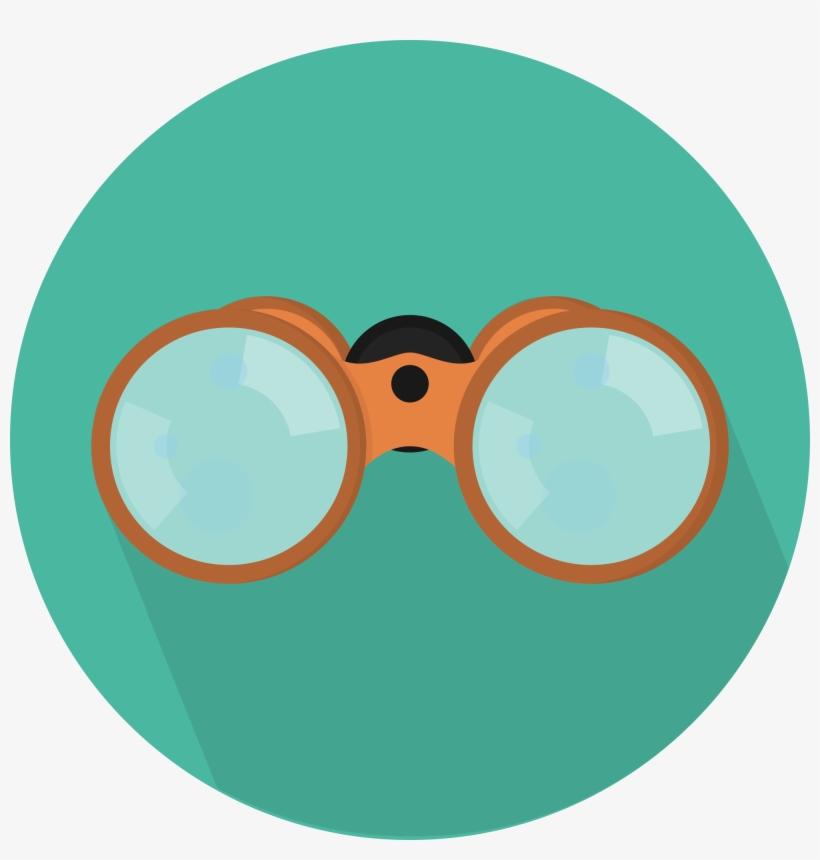 Open - Binoculars Png Cartoon, transparent png #1280599