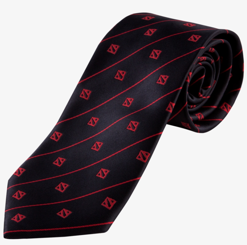 Dota 2 Jacquard Skinny Neck Tie - Dota 2 Necktie, transparent png #1280661