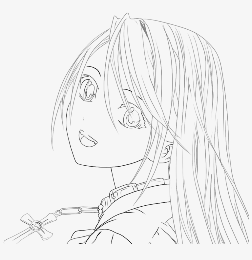 Rosario Vampire - Rosario Vampire Moka Coloring Pages, transparent png #1280683