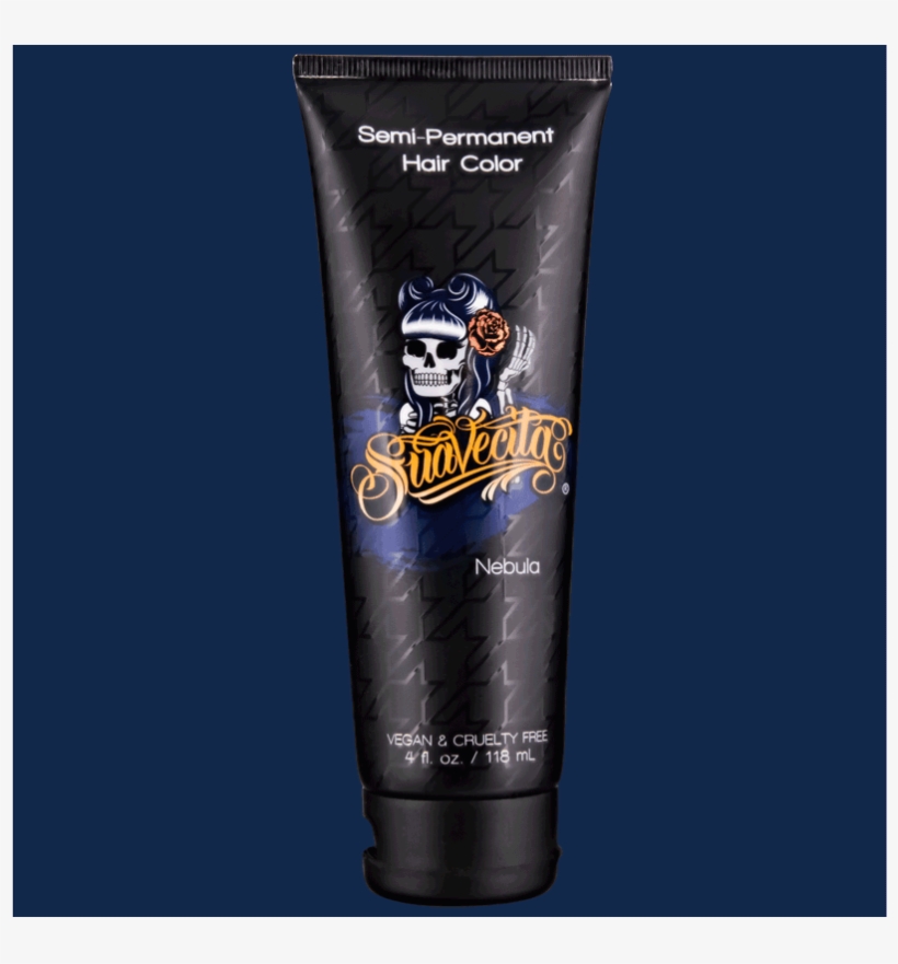 Nebula Semi-permanent Blue Hair Color - Suavecito Suavecita Grooming Spray 237ml, transparent png #1280898