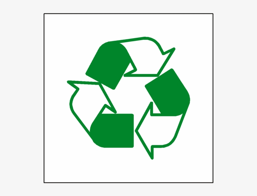 Recycling Symbol Sticker - Recycling Symbol, transparent png #1281026