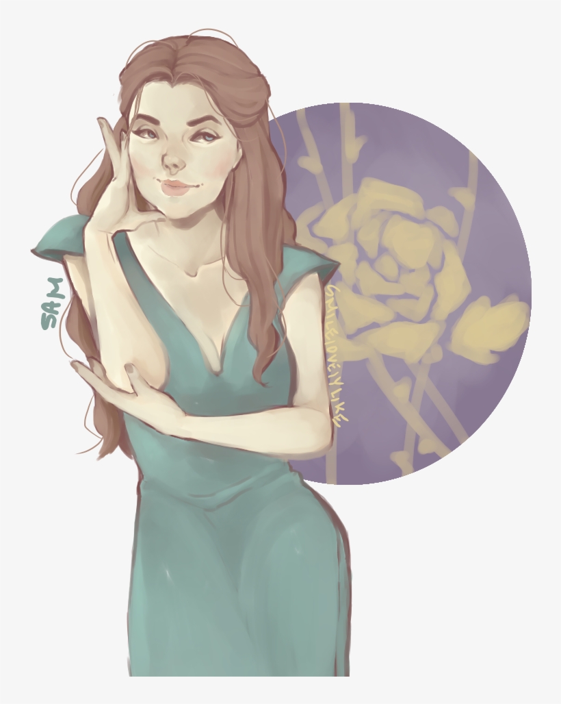 “ Since I Drew Sansa For The Color Palette Challenge, - Cartoon, transparent png #1281162