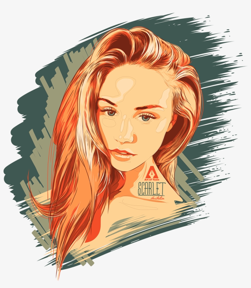 Clip Freeuse Library Portraits Part On Behance Natalie - Drawing, transparent png #1281360