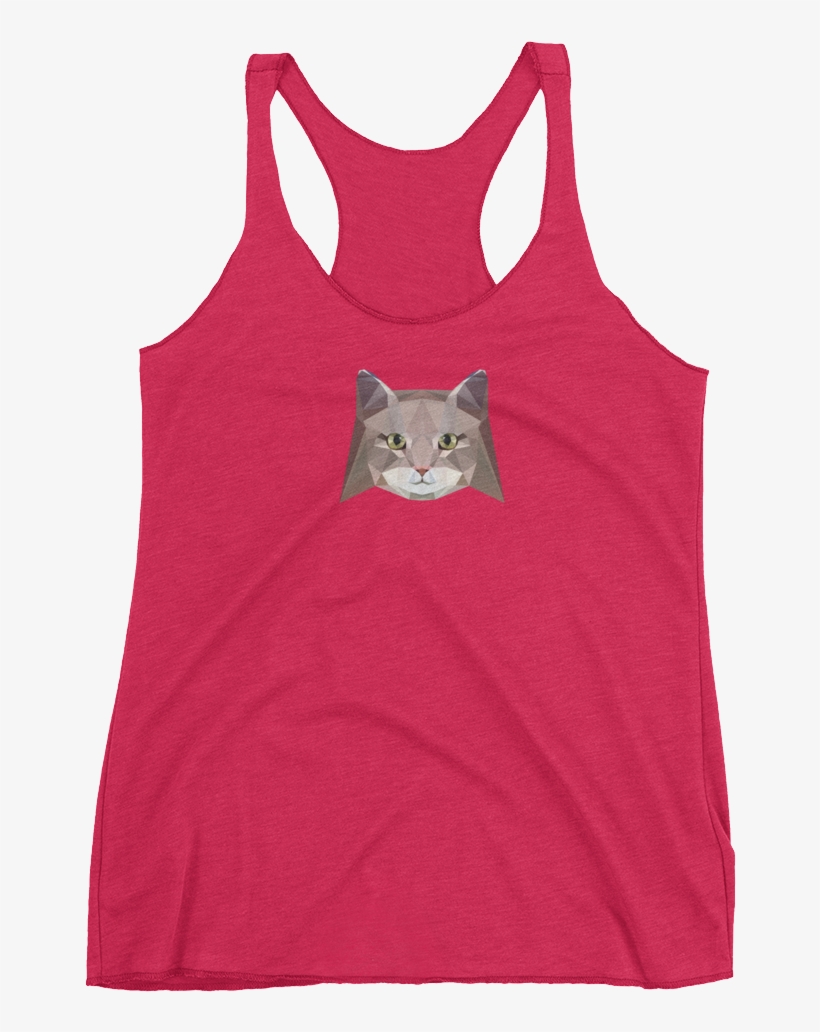 Color-me Cat 'siberian' Women's - Laid To Rest Tank - Soft Triblend Women's Tank - Multiple, transparent png #1281607
