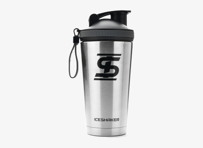 Ice Shaker 16oz Stainless Steel - Protein Shaker Bottle, transparent png #1281633