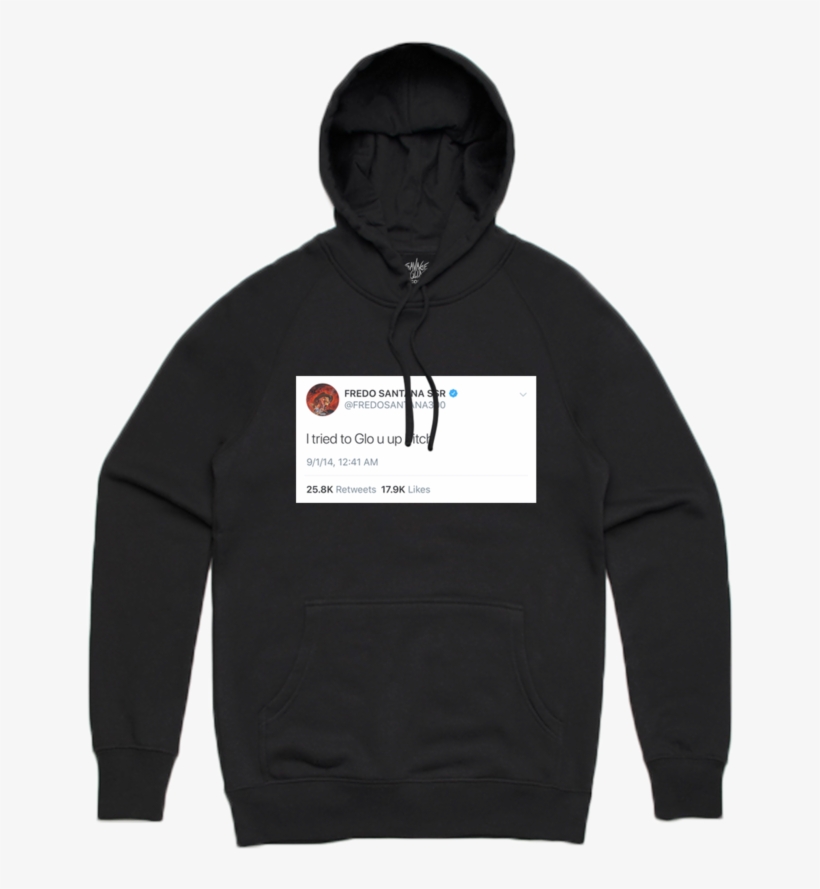 Glo U Up Tweet Hoodie Black Png Lean Cup Glo Gang Wallpaper - Traplantic Shirt, transparent png #1281831