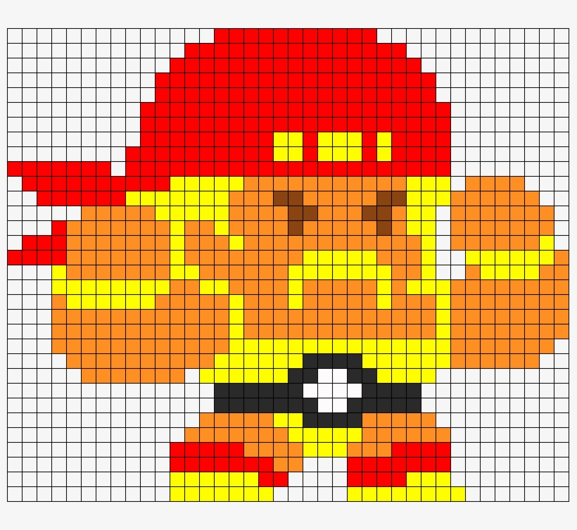 Hulk Hogan Perler Bead Pattern / Bead Sprite - Central City Brewing Co Ltd, transparent png #1282191