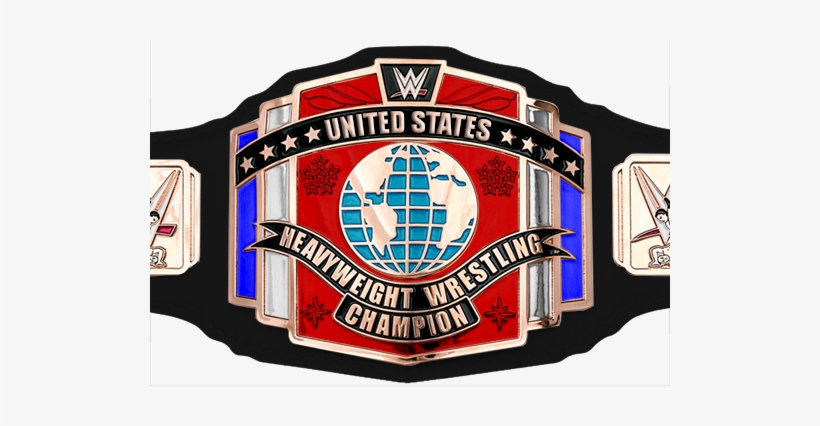 The Leather Strap Being Different Colors Or The Plate - Wwe Belts United States Championship, transparent png #1282454