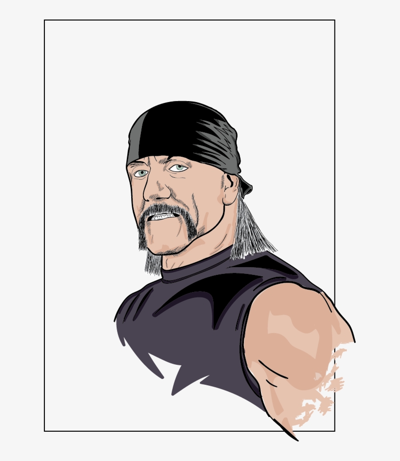 I Think He Was Born *old* =) - Халк Хоган Арт, transparent png #1282536