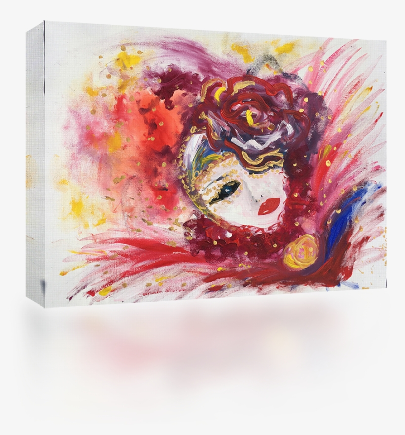 Venetian Mask - Modern Art, transparent png #1282561