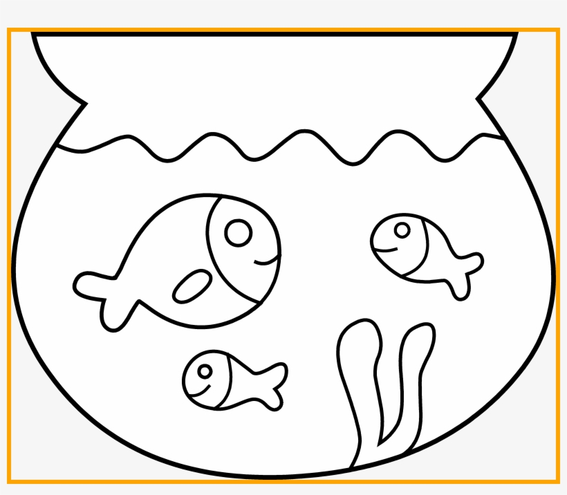 Fishing Clipart Bowl - Pet Animals Clipart Black And White, transparent png #1282610