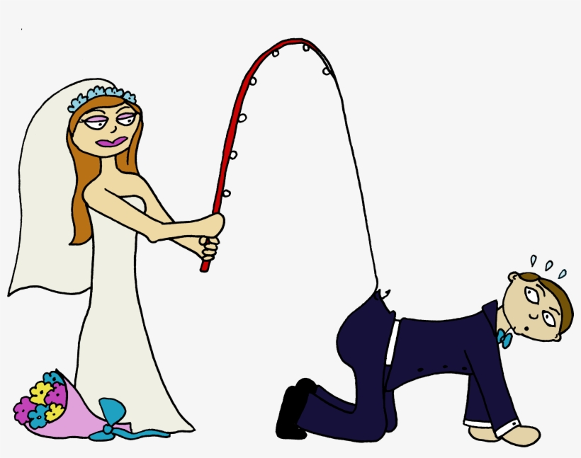 Marriage Proposal Wedding Echtpaar Clip Art - Wedding Fishing Png, transparent png #1282987