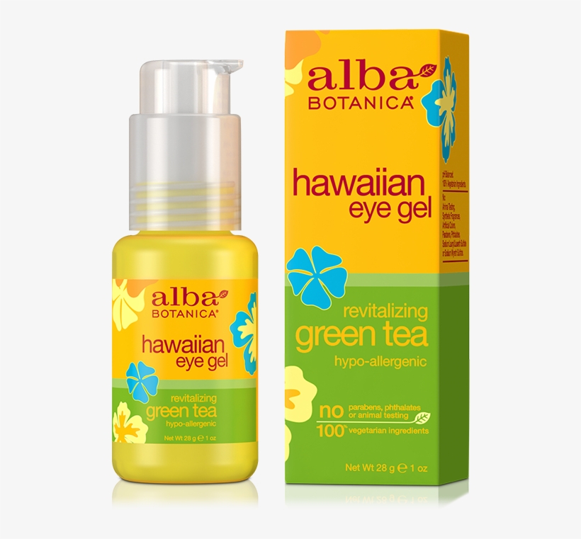 Size - 1 Oz - Alba Botanica - Alba Hawaiian Eye Gel Green Tea - 1, transparent png #1283044