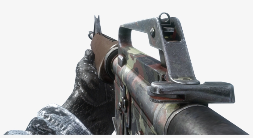 M16 Berlin Bo - Black Ops Tiger Camo, transparent png #1283172