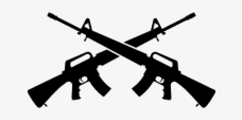 Crossed M16 Png - God Fearing,gun Toting,flag Waving,conservative,t, transparent png #1283192