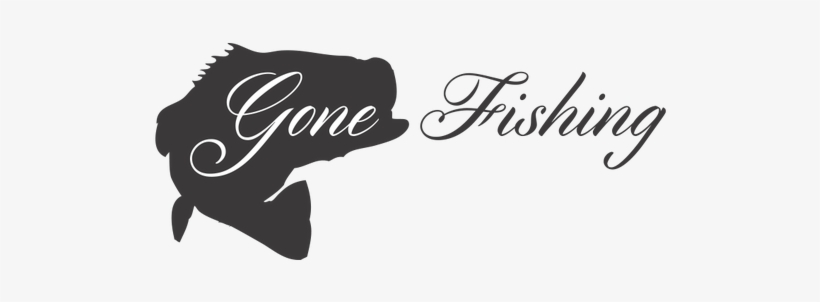 Gone Fishing Png - Bass Fish Silhouette Clip Art, transparent png #1283536