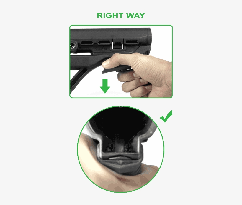 Assembling The Fab Defense Butt-stock Onto A Tube - Shock Absorber, transparent png #1283539