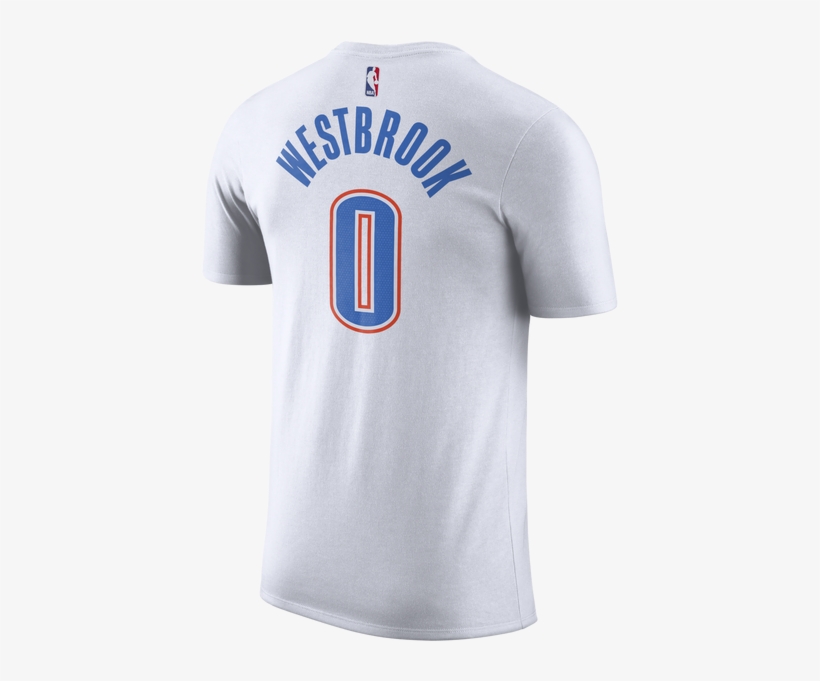 Oklahoma City Thunder Russell Westbrook Nike Association - Paul George Okc Jersey, transparent png #1284077