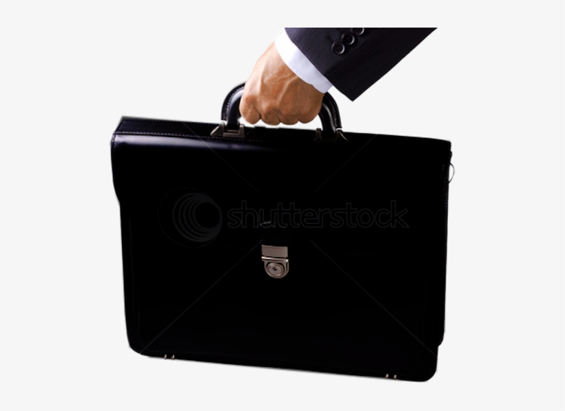 Hand Holding Briefcase - Briefcase With Hand Png, transparent png #1284201