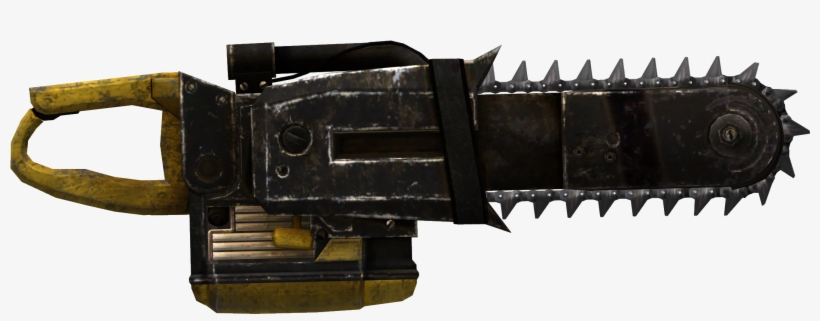 Chainsaw 1 2 3 - Fallout New Vegas Chainsaw, transparent png #1284303