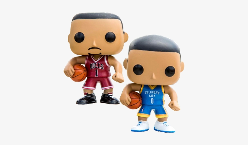 Sports Derrick Rose Vs Russell Westbrook Icon - Russell Westbrook Funko Pop, transparent png #1284305