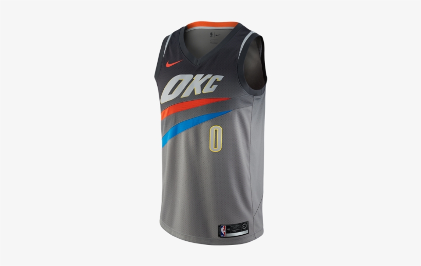 Nike City Edition Swingman Jersey - Okc Thunder City Edition, transparent png #1284343