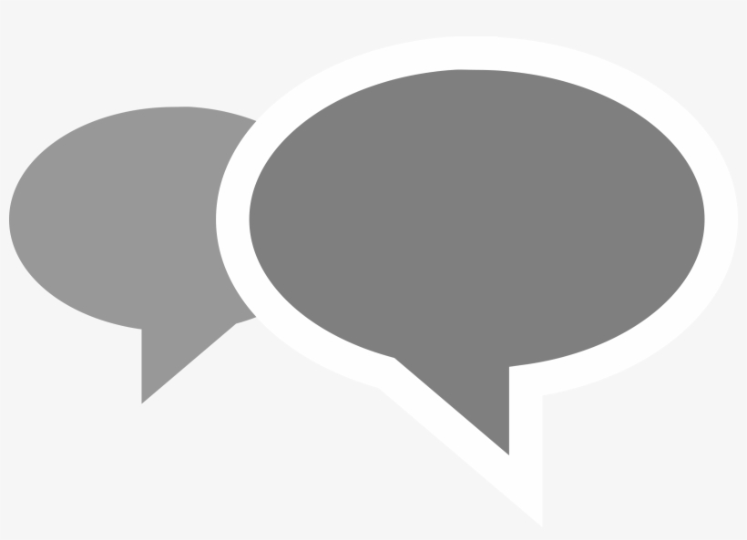 Chat Icon - Chat Icon Grey Png, transparent png #1284402