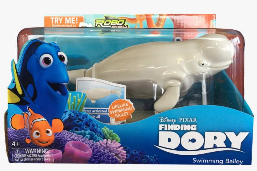 Swimming Bailey Robo Fish - Disney Finding Dory Robofish, Nemo, transparent png #1284862