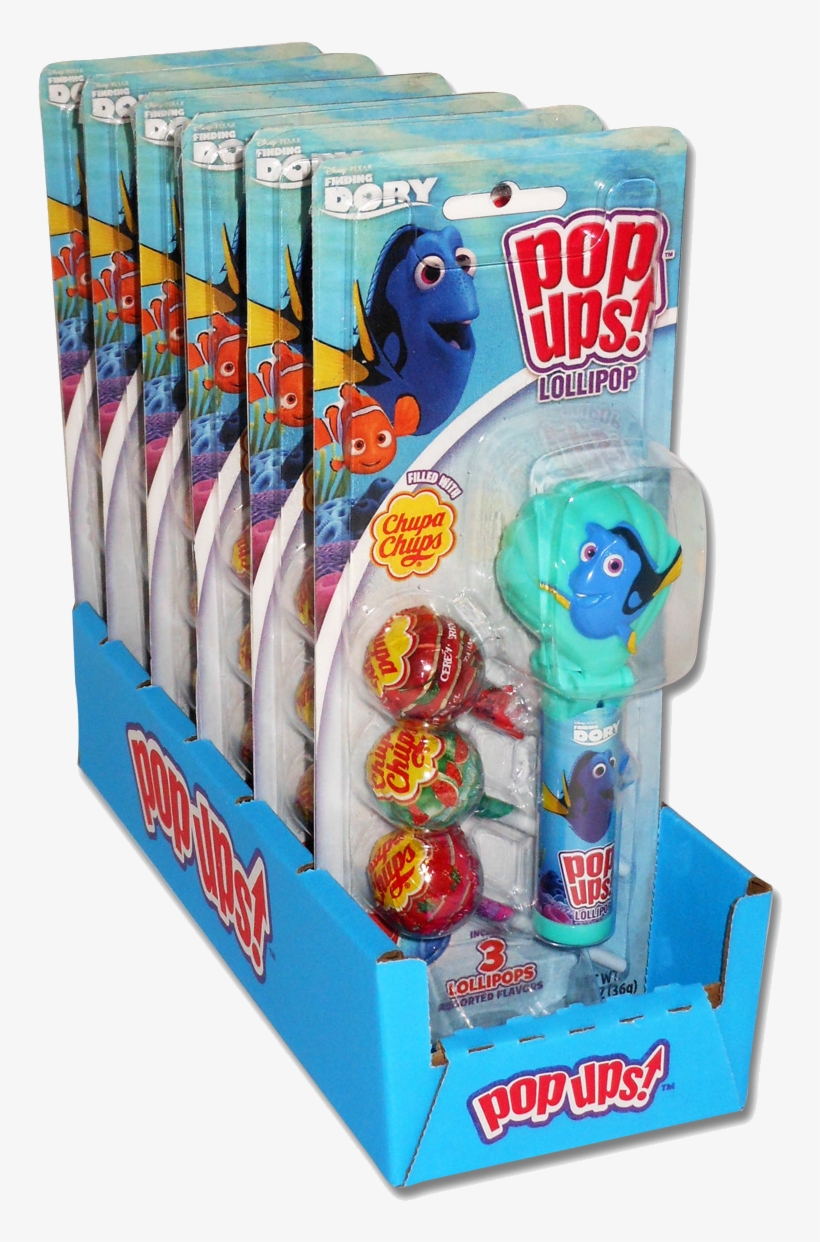 Finding Dory Pop Ups - Flix Disney Frozen Anna Pop Ups Lollipop Dispenser, transparent png #1284891