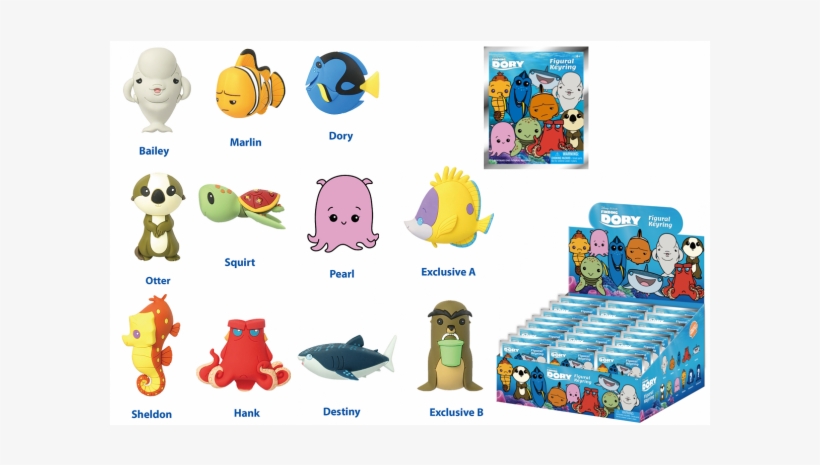 Finding Dory Retiring Soon Png Destiny Clipart Finding - Figural Foam Keychain Finding Dory Figural 3-d Foam, transparent png #1284935