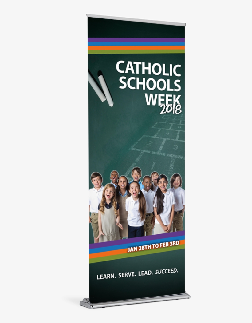 Catholic Schools Week Chalkboard Banner - Making A Difference: Differentiated Instruction For, transparent png #1285231