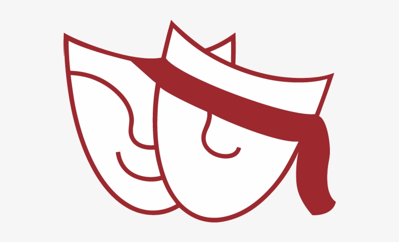 Masks - Drama Music Clip Art, transparent png #1285236