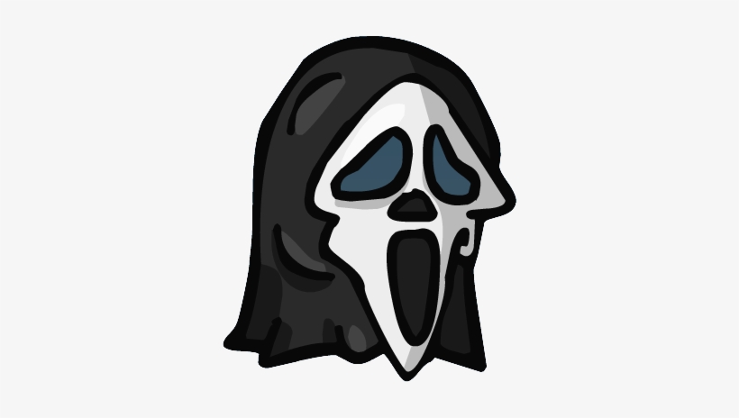 Masks Clipart Ghost - Cartoon Ghost Mask, transparent png #1285408