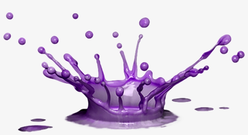 Postar Um Comentário - Splash Water Purple Png, transparent png #1285495