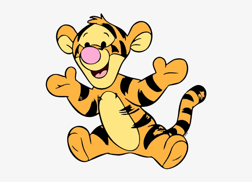 Baby Pooh Clip Art Disney Clip Art Galore - Tigger Clip Art, transparent png #1285775