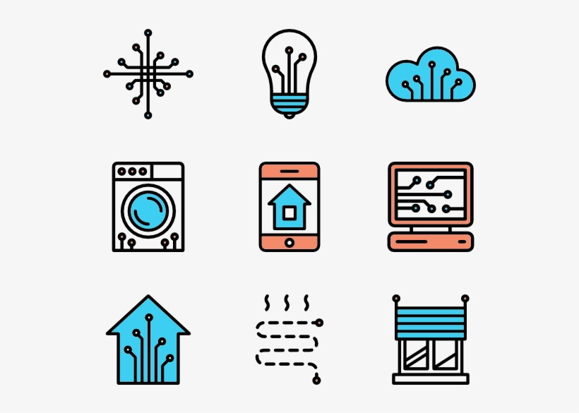 Linear Smart Home Elements - School Facilities Icon Png, transparent png #1285937