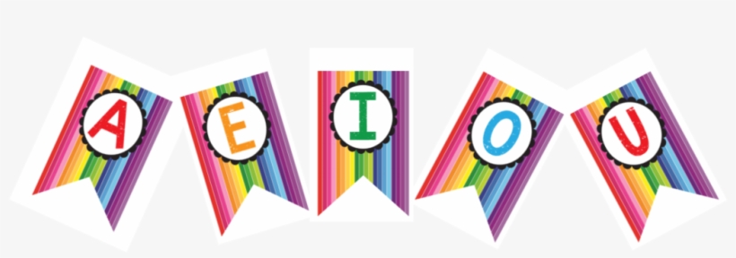 Happy Rainbow Banner Letters - Banner Letters, transparent png #1286185