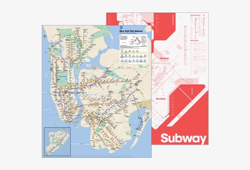 New York City Subway Map - Nyc Map Subway, transparent png #1286217