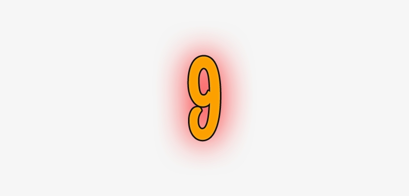 9 - Number, transparent png #1286385