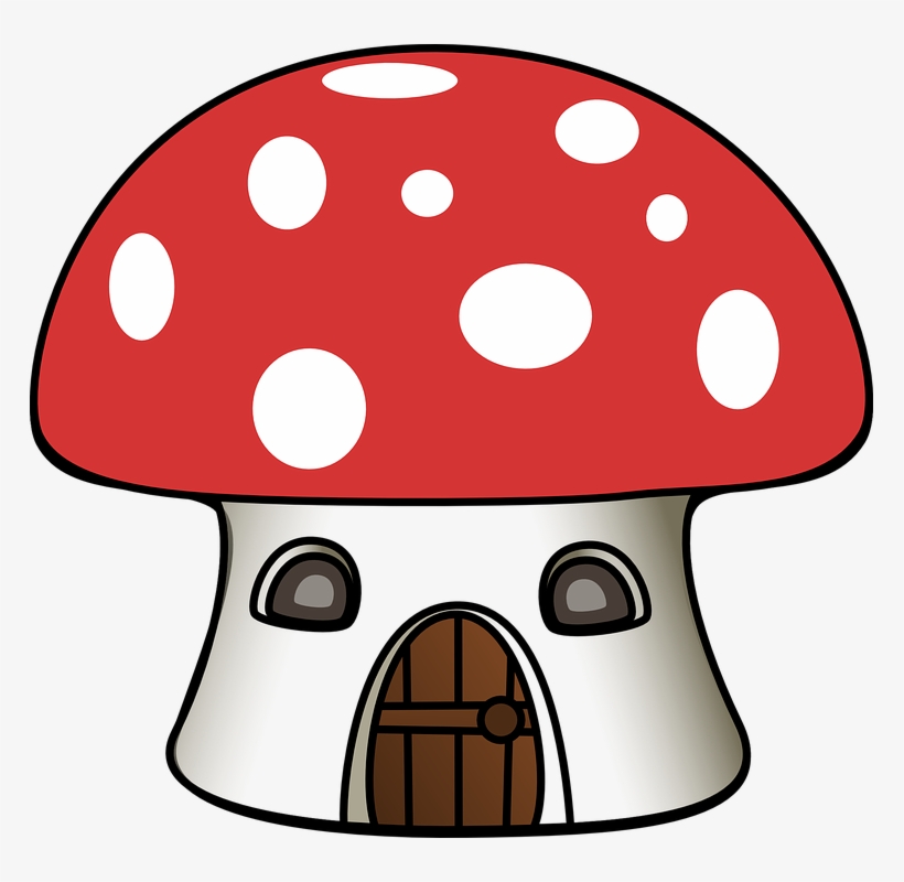 Cartoon Cliparts House - Casa De Los Pitufos, transparent png #1286394