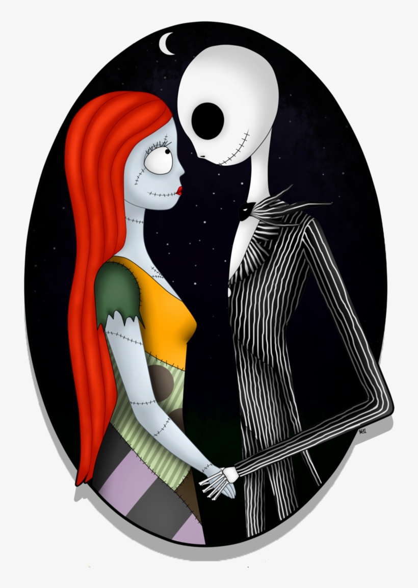 Deviantart Is The World's Largest Online Social Community - Jack Skeleton Y Sally, transparent png #1286774