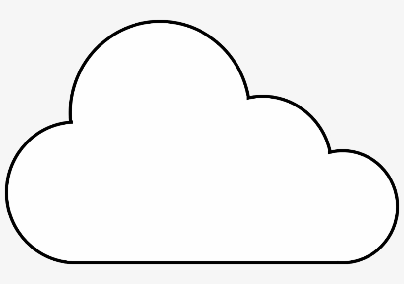 Nube - Clip Art, transparent png #1286851