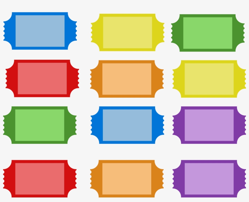 Tickets - Illustration, transparent png #1286947